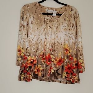 Alfred Dunner Embellished Top